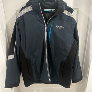 Amazon Men’s Winter Coat . Black and Gray